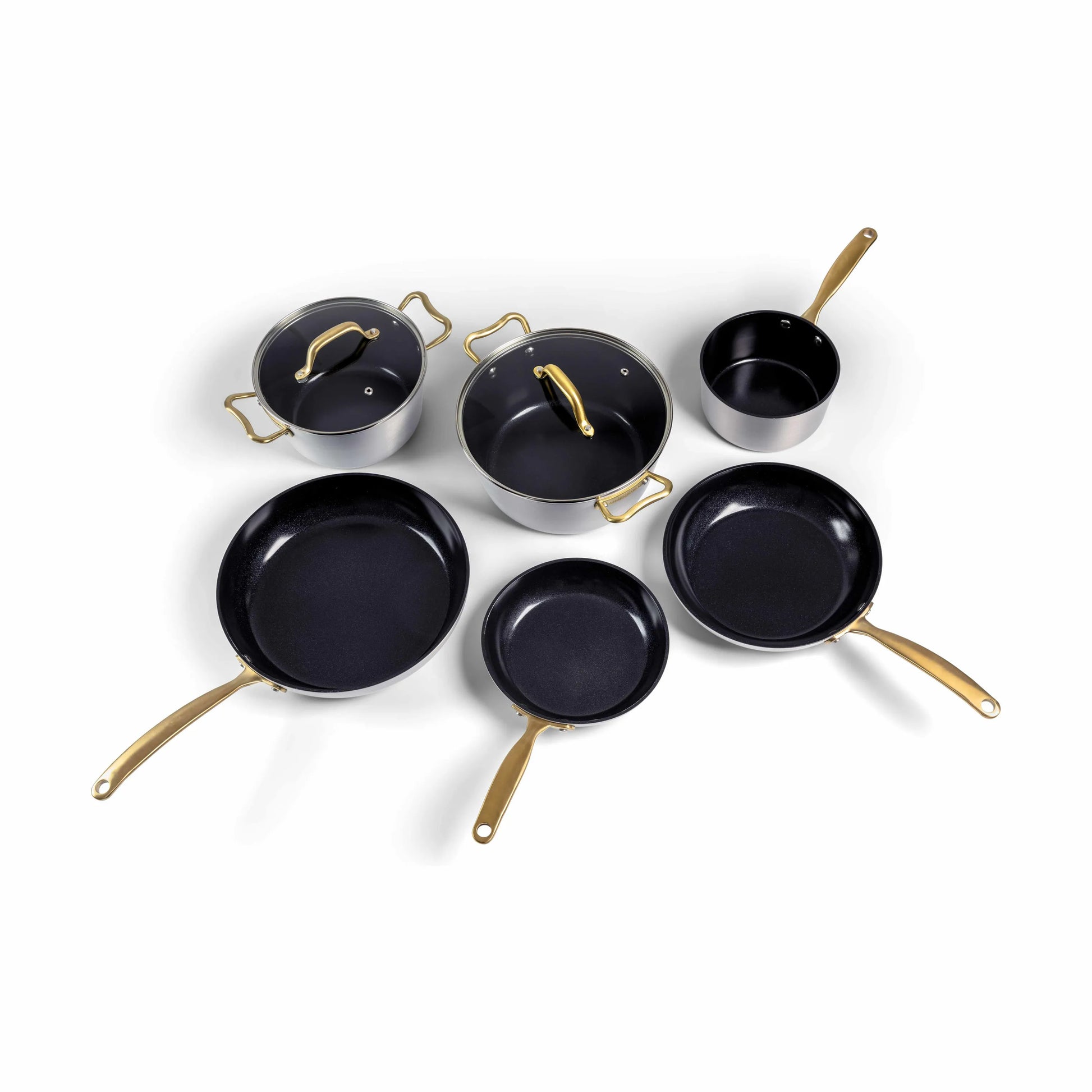  Premium Pande Og Grydesæt - 8 Dele
