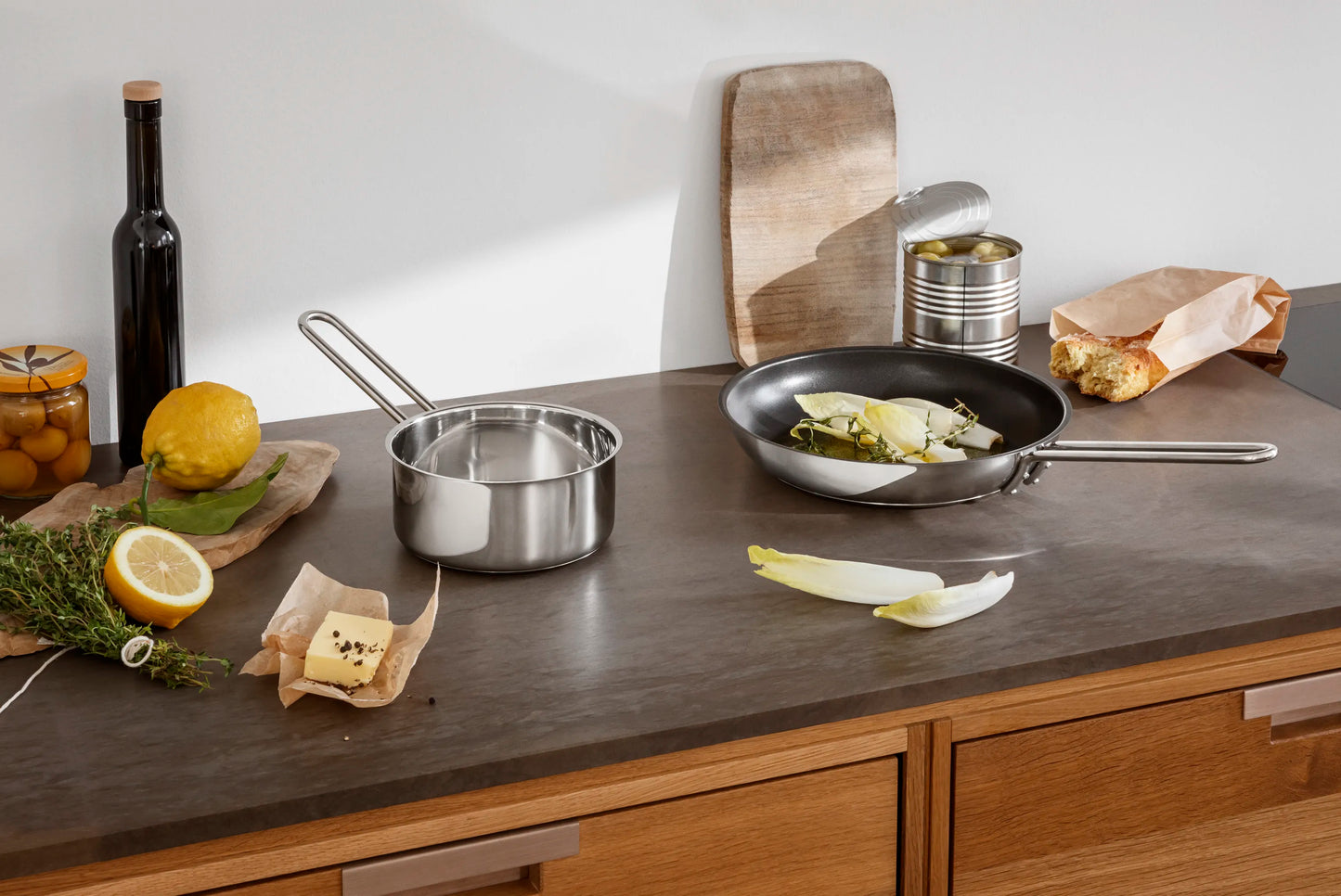  Stainless Steel Sauterkasserolle