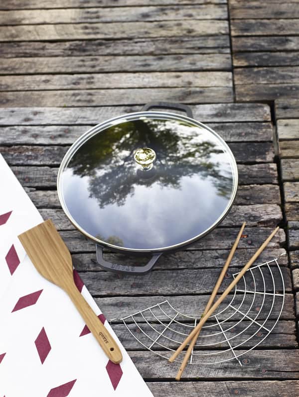 Staub Wok M. Glaslåg