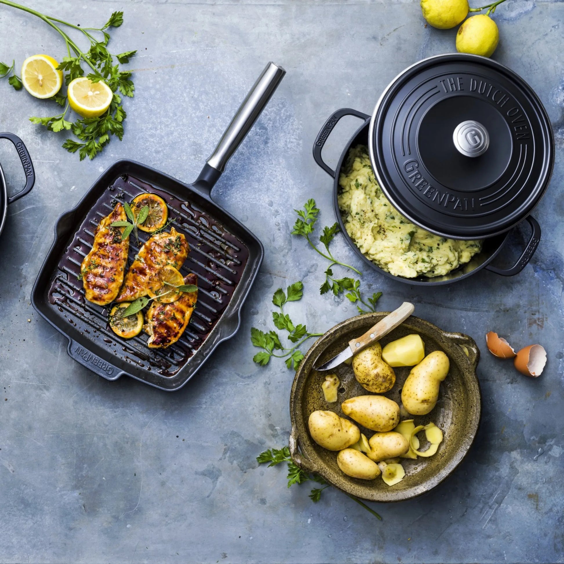 Greenpan Featherweights Grillpande